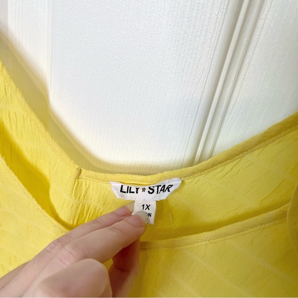 ✧･ﾟyellow ruffle tank top - Picture 5 of 5